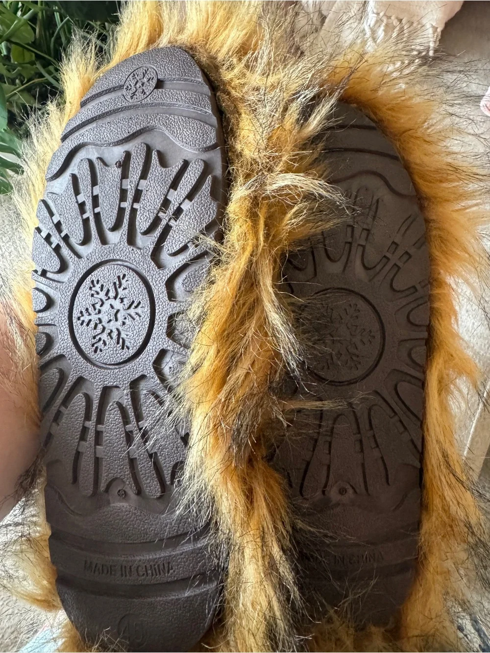 Faux Fur Boots, Mid-Calf Length, Furry Boots for Women Winter Snow Boots